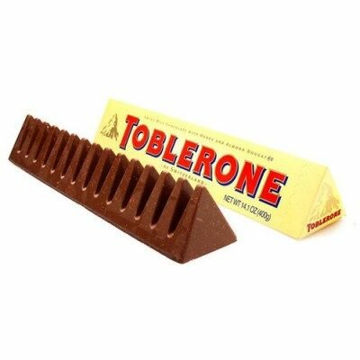 Toblerone Шоколад молочный с нугой, 100 г