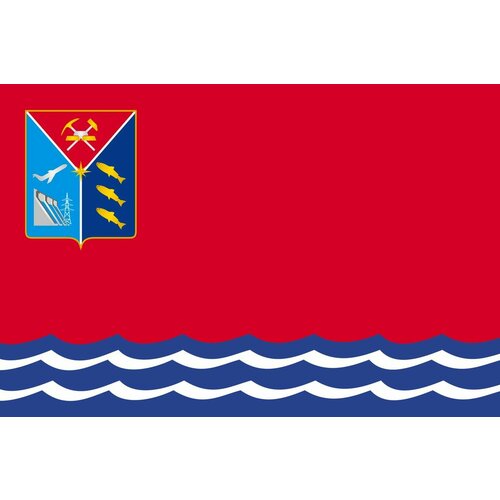 Флаг Магаданской области, Размер: 75х50 см. колыма современный путеводитель по магаданской области