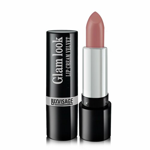 Губная помада Luxvisage Glam Look cream velvet, тон 304 сливочная карамель, 4 г cатиновая губная помада luxvisage glam look cream velvet 4 гр