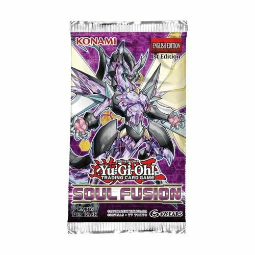 Настольная игра Yu-Gi-Oh - бустер выпуска Soul Fusion на английском языке