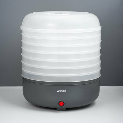 Сушилка для овощей и фруктов электрическая дегидратор ВOULLE BFD-107B 7 уровней 28 л черный графит 2850₽