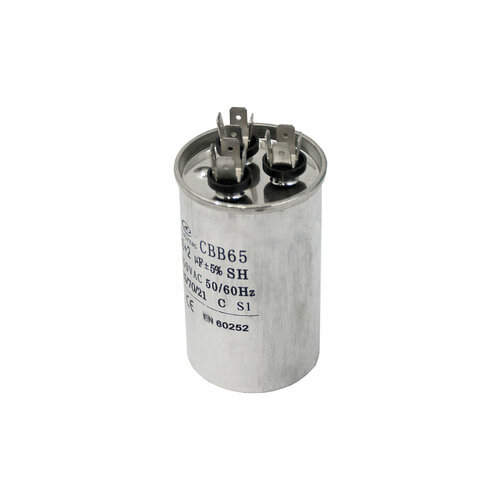 Конденсатор для кондиционера 30mF 450V CBB65 DF металл 50*85 мм
