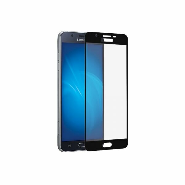 Защитное стекло для экрана DF sColor-11 для Samsung Galaxy J2 Prime/Grand Prime (2016), 3D, 1 шт, черный [df ] - фото №1