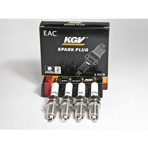 Свечи KGV /LADA Largus, Byd, Cherry, Geely, Lifan, Skoda/ комплект 4шт