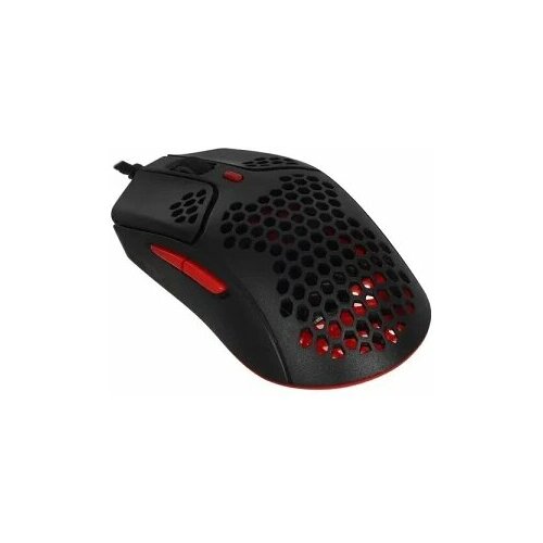 Компьютерная мышь HyperX Pulsefire Haste, игровая, оптическая, проводная, USB, черный и красный [4p5e3aa]