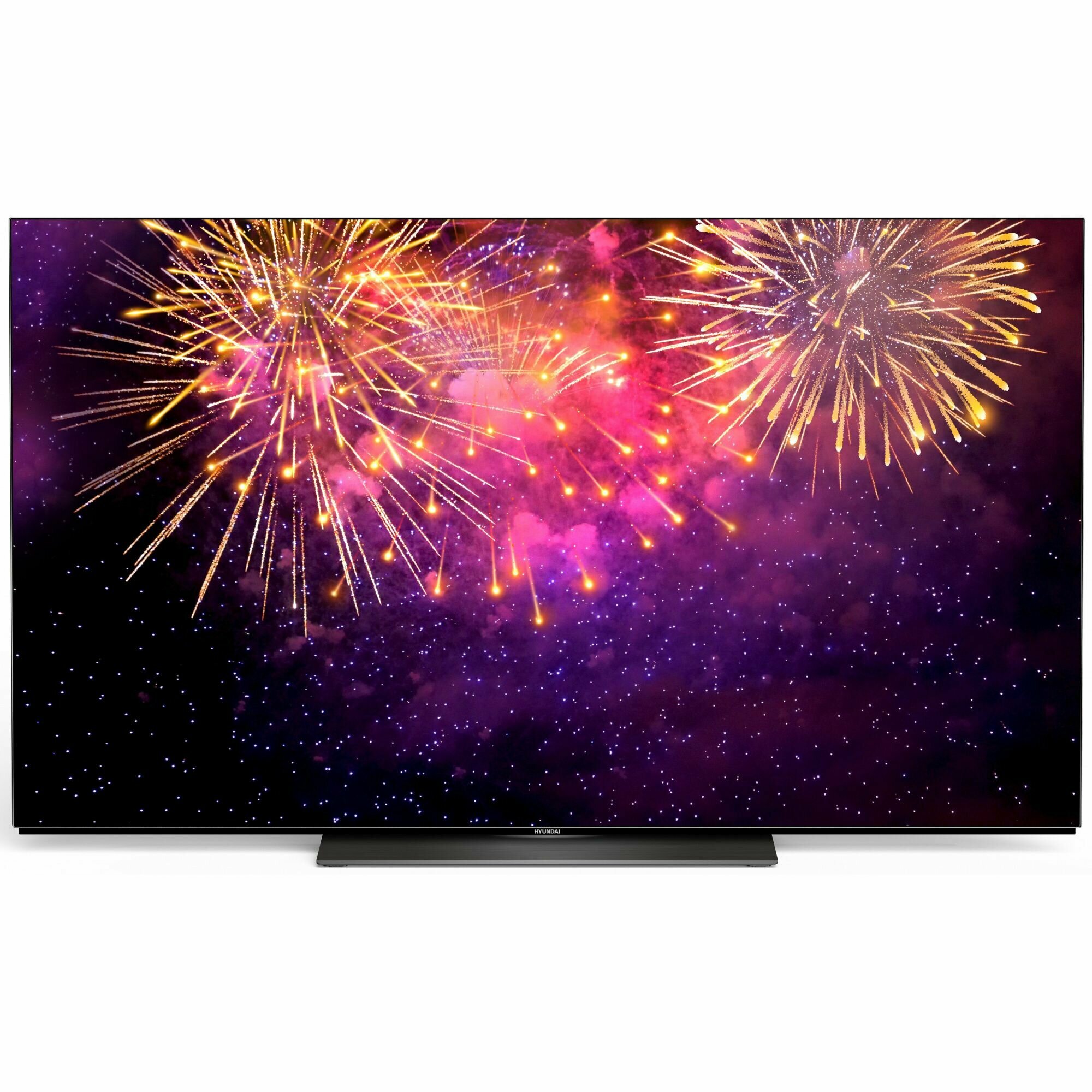 Телевизор Hyundai 55" OLED, UHD, Smart TV (Android TV), Звук (20 Вт (2x10 Вт), 3xHDMI, 2xUSB, 1xRJ-45, Черный, H-LED55OBU7700 - фото №17