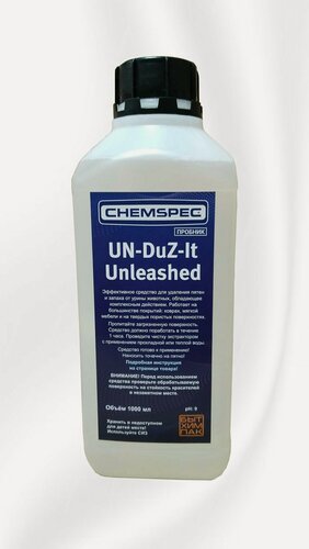 Изображение товара Chemspec UN-DuZ-It Unleashed - Мощное средство для удаления пятен и запаха от урины животных,1 л