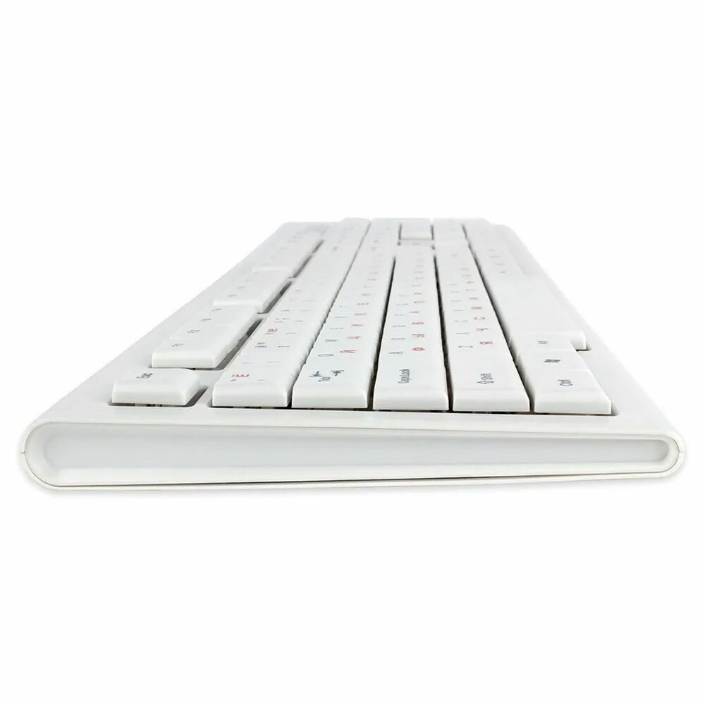 Клавиатура Gembird бежевая/белая, USB, 104 кл, 1,45 м - фото №18