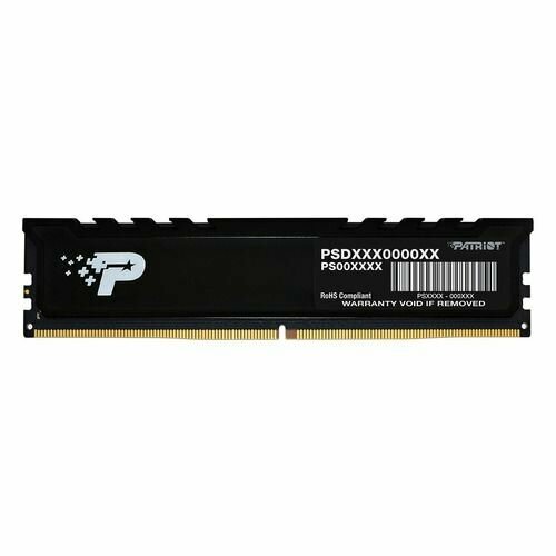 Оперативная память Patriot Signature Premium PSP532G48002H1 DDR5 - 1x 32ГБ 4800МГц, DIMM, Ret