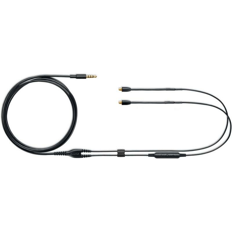 SHURE RMCE-UNI Кабель для наушников серии SE, с гарнитурой, разъем 3,5 мм Jack. Черный