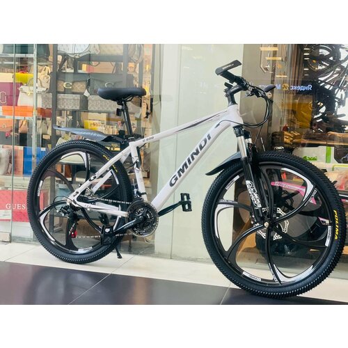 Велосипед горный скоростной GMINDI 650 26 дюймов взрослый мужской и женский для прогулки скоростной спортивный велик черныйбелый 27990₽