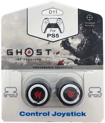 Силиконовые накладки + насадки на стики геймпада Sony PlayStation PS4/PS5/Xbox [Ghost of Tsushima]