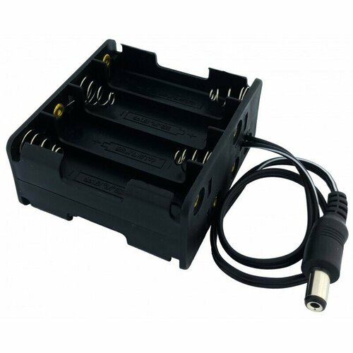 Батарейный отсек UM-3x8 (2 x 4 AA), штекер 5.5 х 2.1