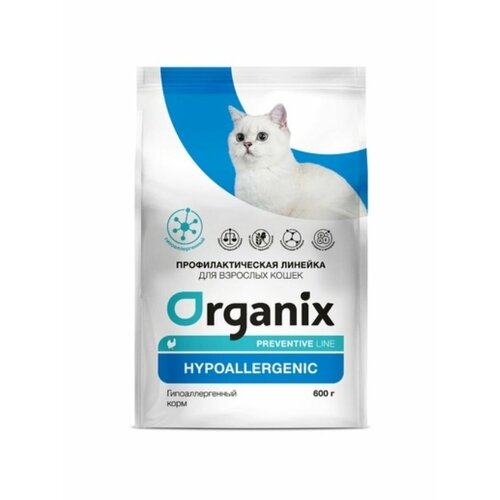 Сухой корм для кошек Organix Hypoallergenic Гипоаллергенный 600 гр 662₽