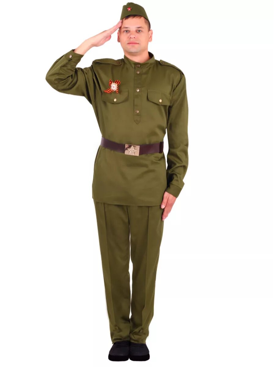 Военная форма солдат взрослый костюм мужской военный