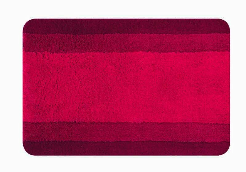Коврик для ванной 60x90см Spirella BALANCE цвет красный