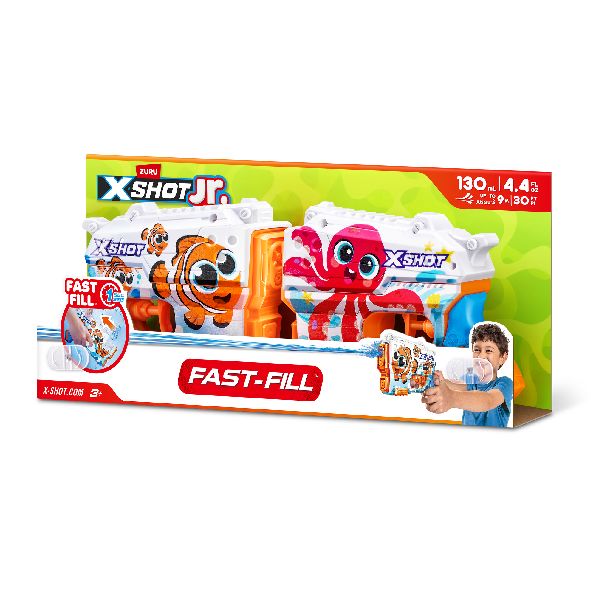 Игрушка водный бластер ZURU X-Shot Water FAST FILL (2 шт)