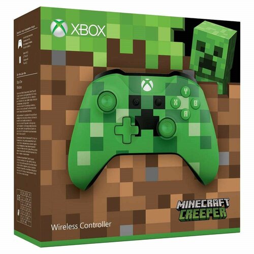Геймпад для Xbox one Series s x Minecraft Creeper в коробке 8490₽