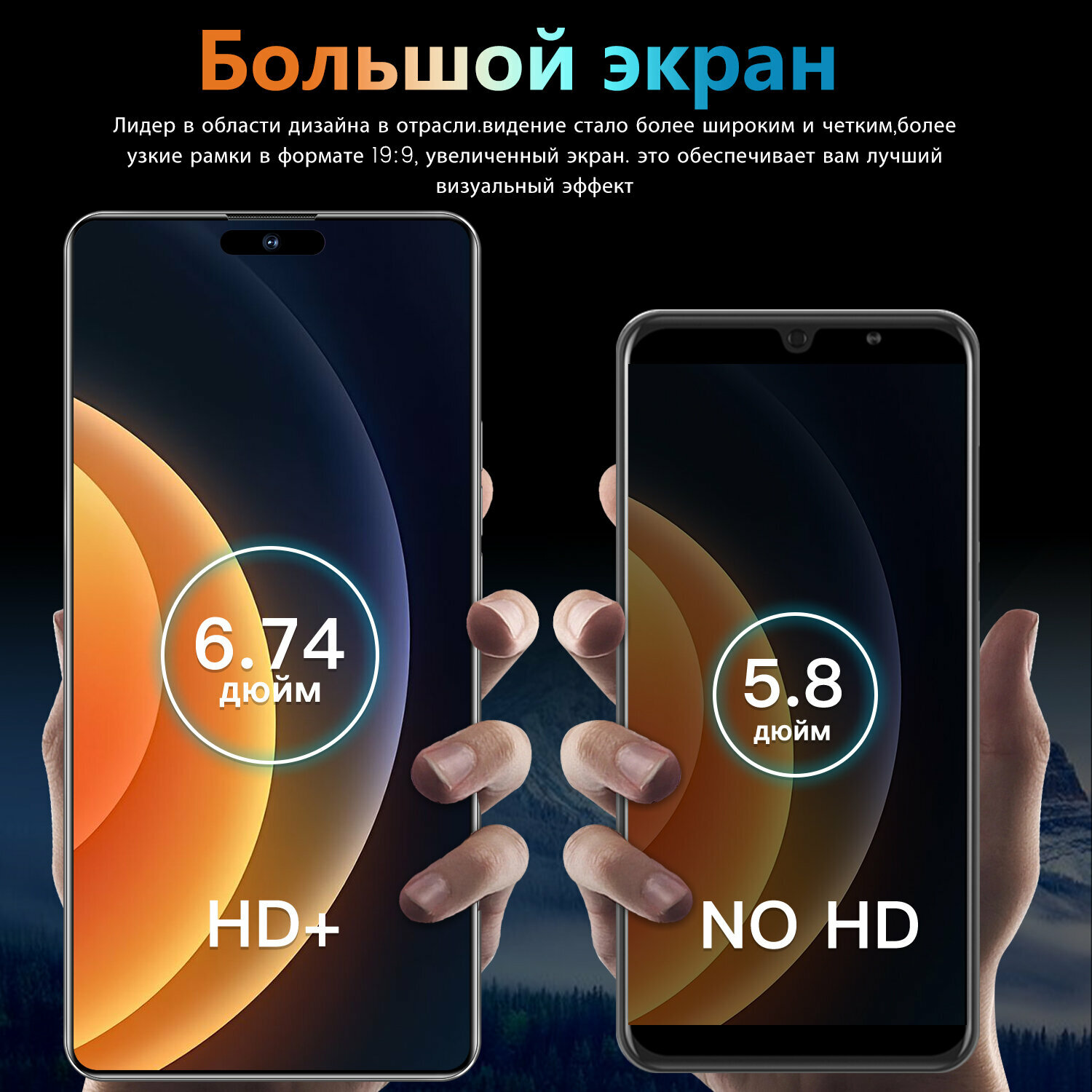 Смартфон i15 Pro Max ，Выбор для студентов，512GB, Android 13, 8 ядерный , экран 6,74", 5000 мА·ч, белый-+наушники — фото 1