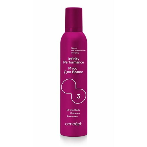 Мусс Concept Infinity Performance Strong Hold сильной фиксации 300 мл 1080₽