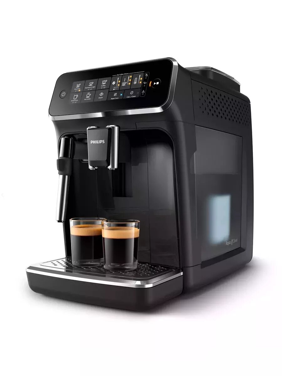 Кофемашина автоматическая Philips EP3321/40, чёрная, с капучинатором — фото 1