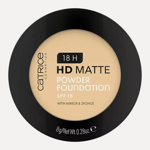 Изображение товара Основа тональная для лица `CATRICE` 18H HD MATTE пудровая SPF15, тон 020N
