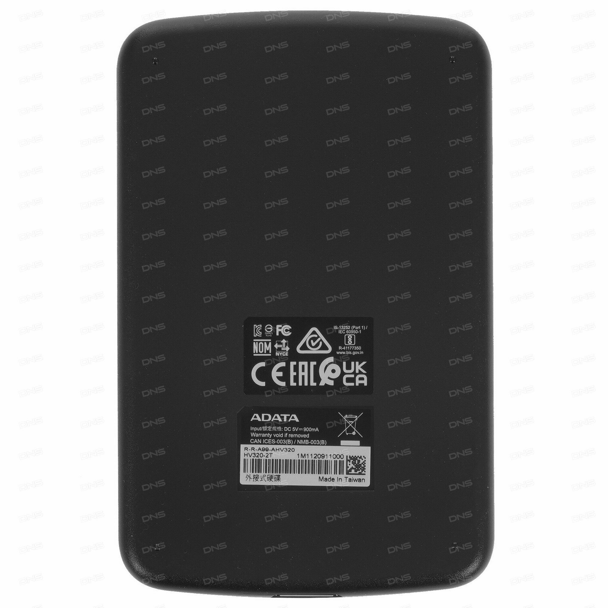 Внешний жесткий диск 2.5'' ADATA 2TB HV320 USB 3.1 черный - фото №2