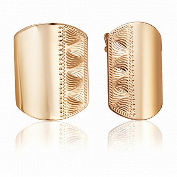 Серьги JEWELIN, красное золото, 585 проба