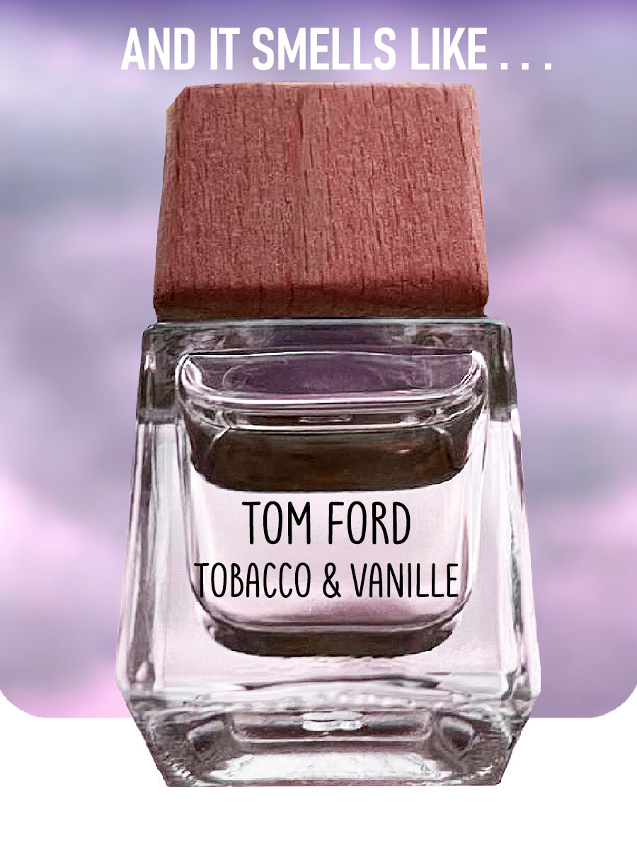 Ароматизатор для авто и дома с ароматом "Tom Ford Tobacco Vanille" подвесной/ автопарфюм/ автодиффузор/ пахучка в машину