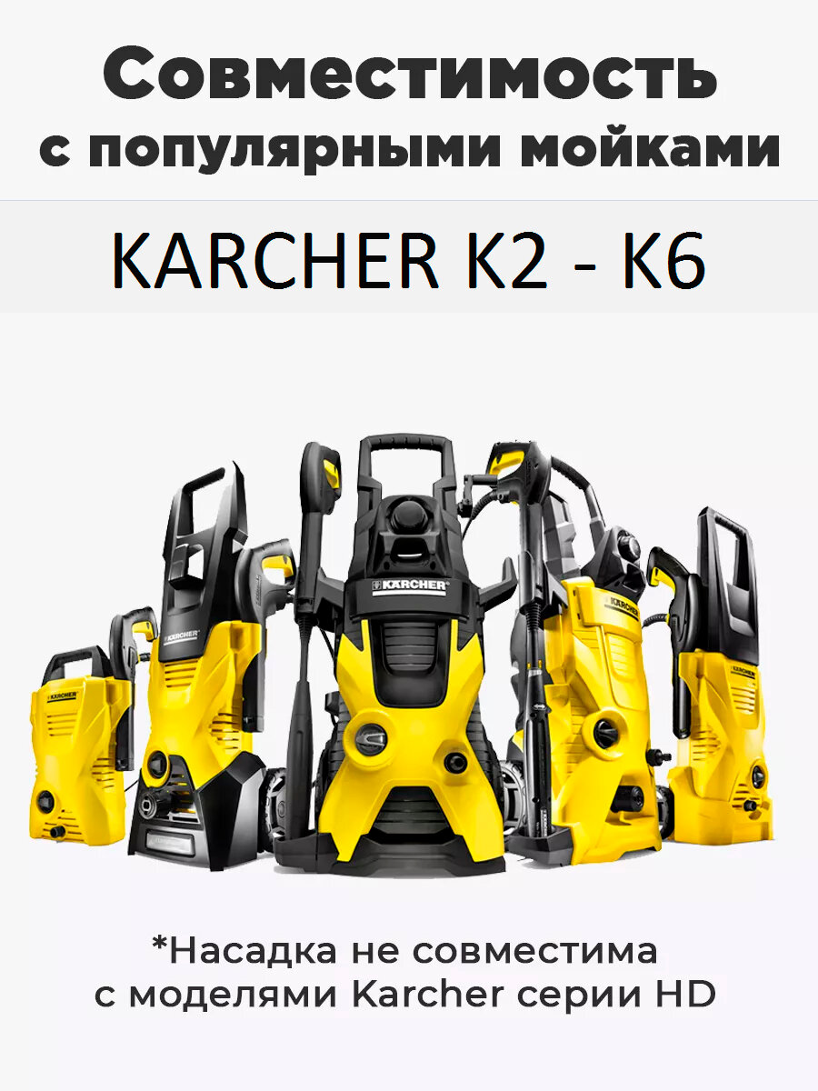 Пеногенератор HelperJet (1л) для моек высокого давления KARCHER серии K2, K3, K4, K5, K6 — фото 1