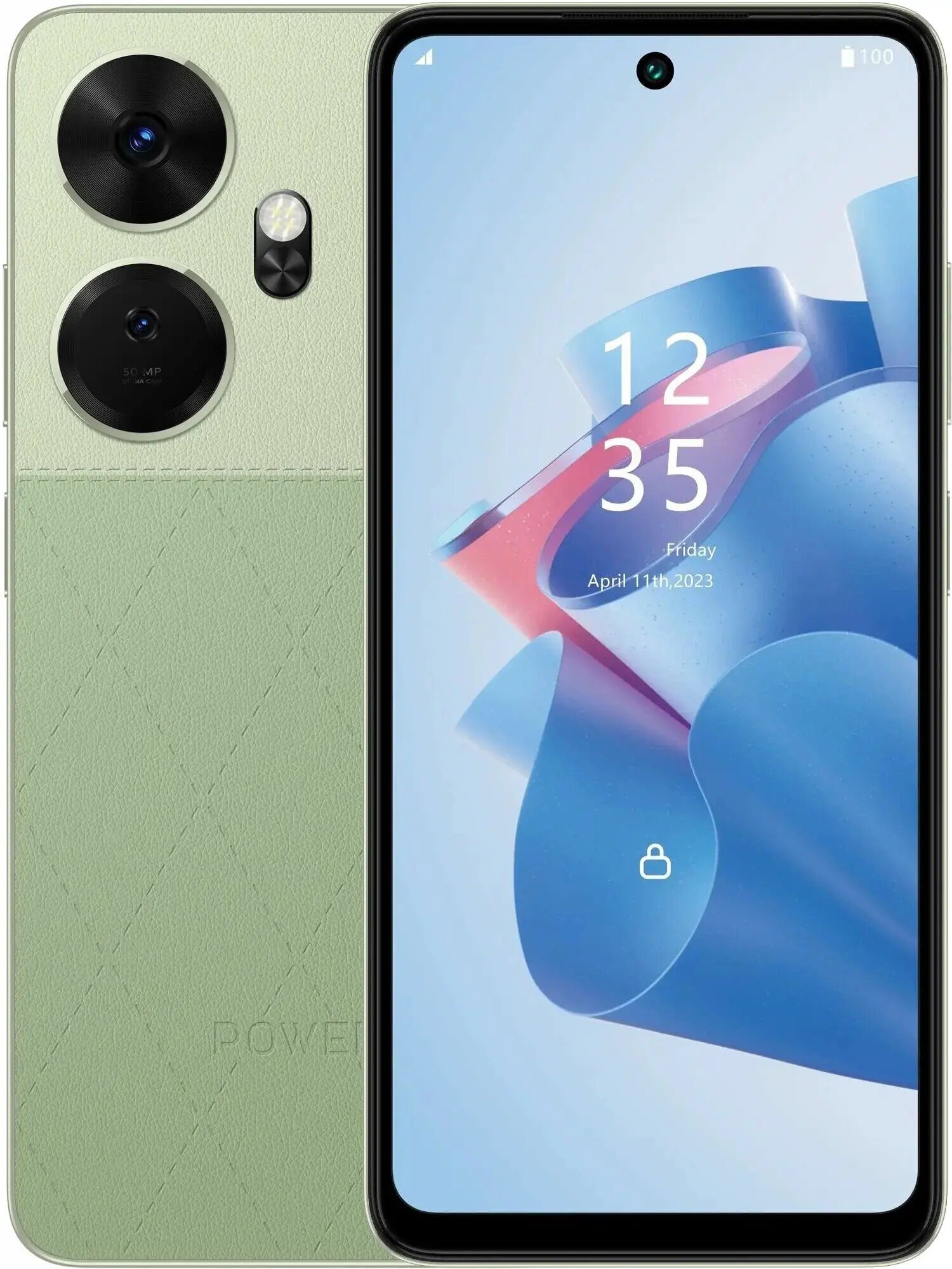 Смартфон от брендаI tel P55 Plus 8+256GB (A663LN) Green, зелёный цвет