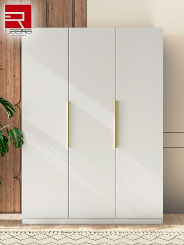 Изображение товара LAERA Шкаф распашной для одежды 135х52х210 см мыло белый