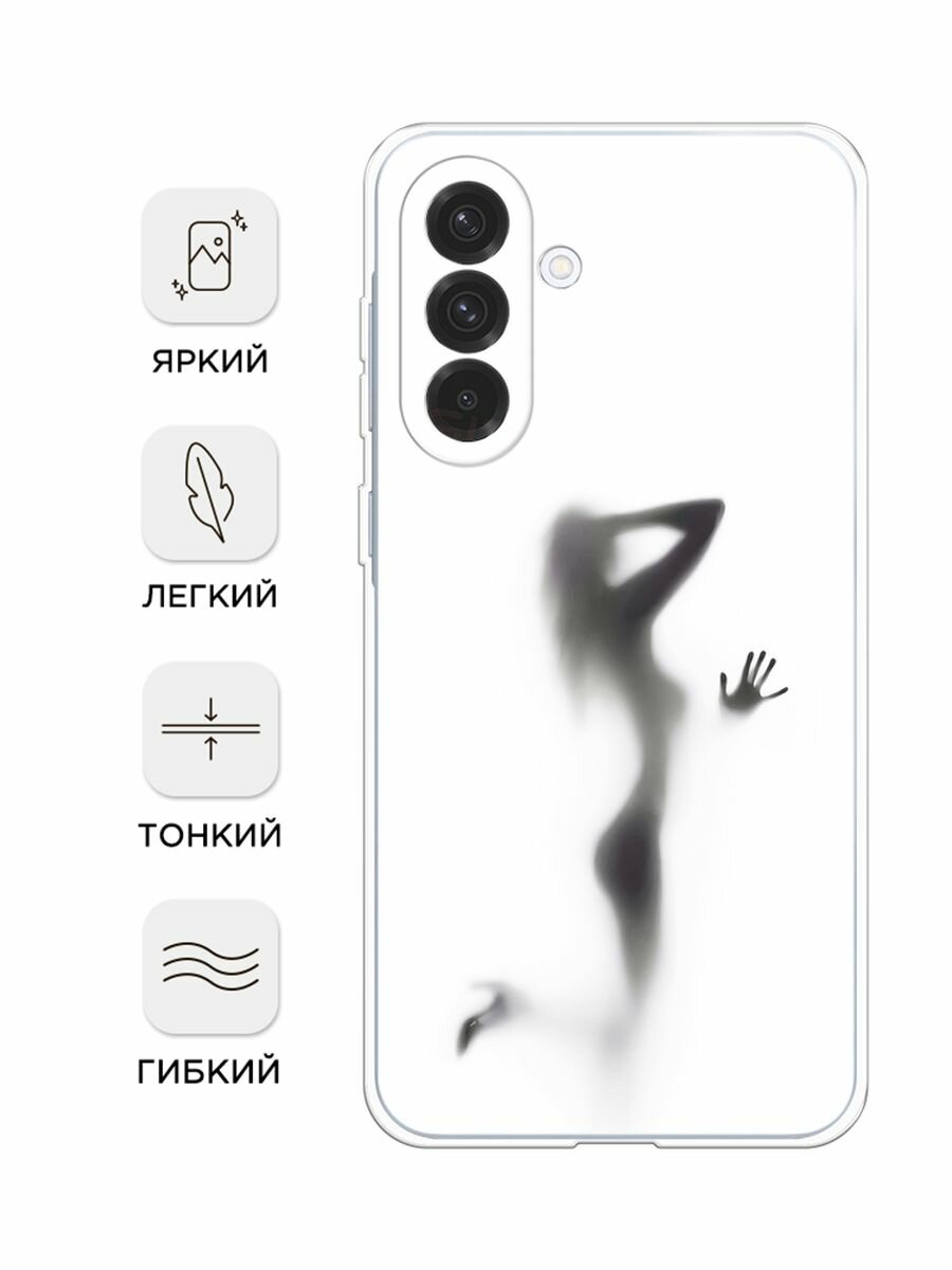 Чехол на Samsung Galaxy A36 5G / Самсунг A36 5G с принтом "Стекло в душе" — фото 1