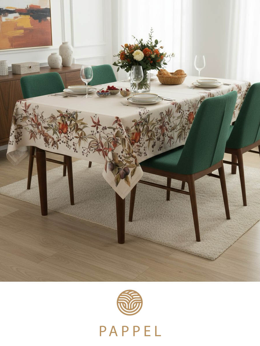 Скатерть Pappel Astra 170x310 см, хлопок, водоотталкивающая пропитка