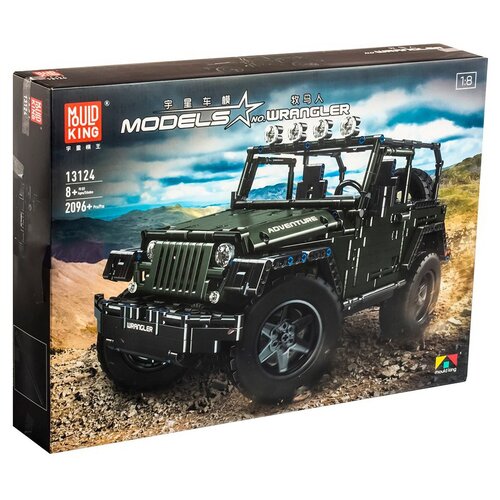 Конструктор Mould King Models 13124 Jeep Wrangler Rubicon RC, 2096 дет.