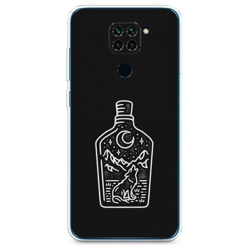 фото Силиконовый чехол "бутылка арт" на xiaomi redmi 10x 4g / сяоми редми 10x 4g case place