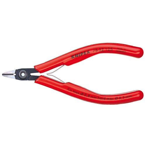 Кусачки боковые для электроники KNIPEX KN-7552125