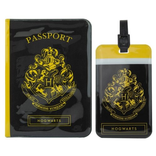 Дорожный набор Гарри Поттер: Хогвартс (обложка для паспорта, бирка для чемодана)