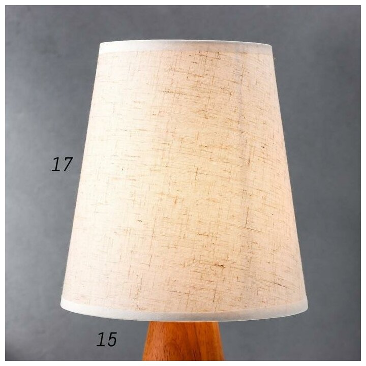 Настольная лампа 16600/1WT E27 40Вт белый 16х16х36,5 см - фотография № 7