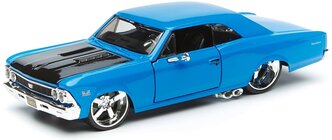Легковой автомобиль Maisto Chevrolet Chevelle SS 396 1966 (31333) 1:24, синий/черный
