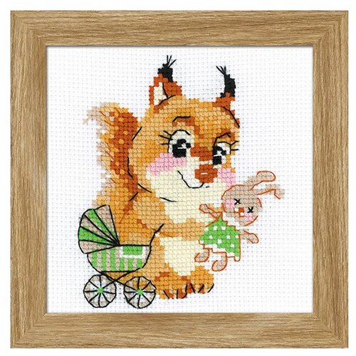 фото 1741 набор для вышивания риолис 'дочки-матери' 15*15см