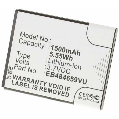 Аккумулятор iBatt iB-U12-M349 1500mAh для Samsung SPH-M930 Transform Ultra, GT-I8150, Galaxy W,