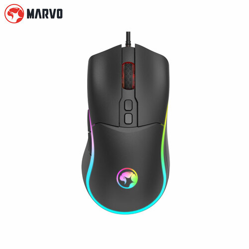 Игровая мышь для компьютера Marvo M358 Black Claws с RGB подсветкой