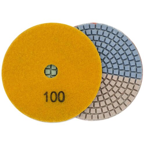 Алмазный гибкий шлифовальный круг TRADECITY ТриКолор Pads 7-STEP 100D №100