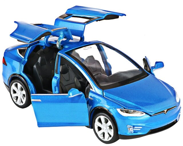 Модель машины "Tesla Model X" 1:32 инерционная арт.6810/71383