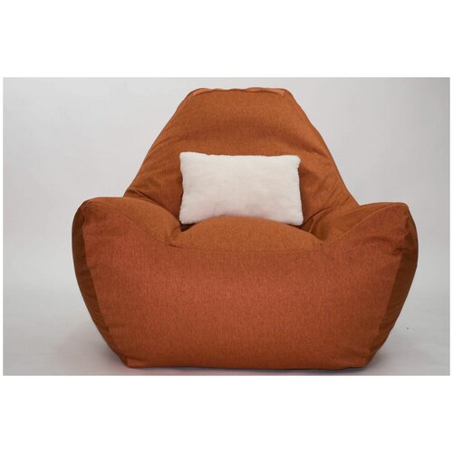 фото Бескаркасное кресло "эдем" оранжевый wowpuff
