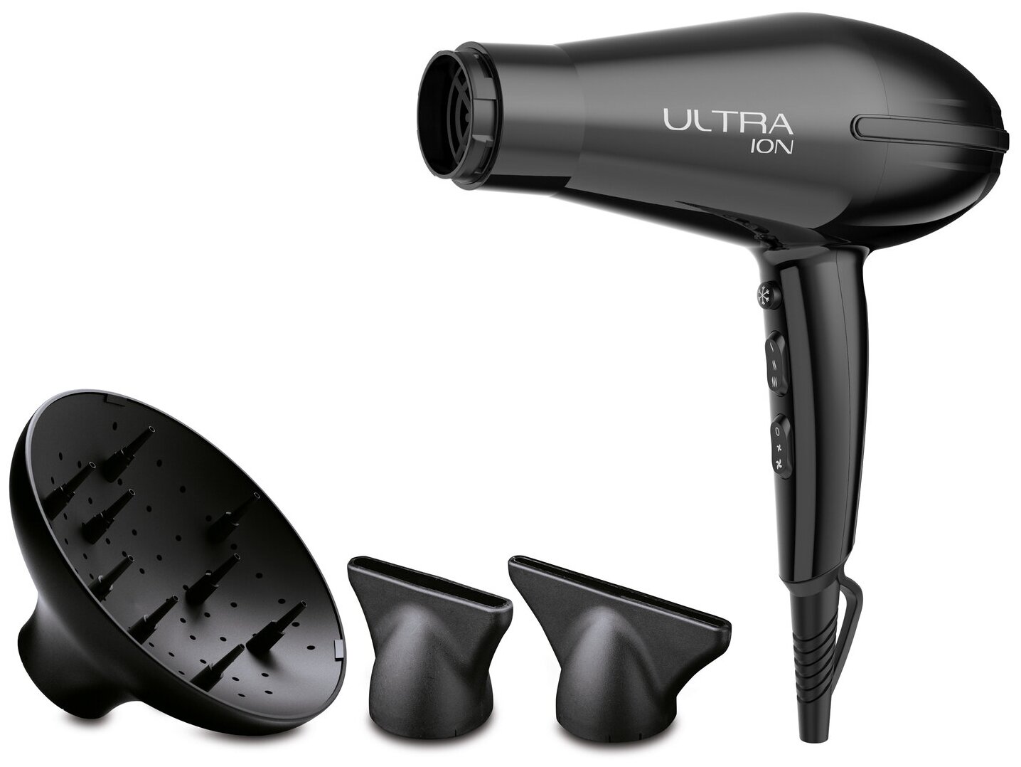 Фен GA.MA "Ultra ION" SH2351, 2200Вт, ионизация, длина шнура 3м