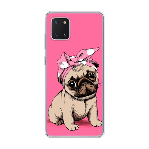 Силиконовый чехол на Samsung Galaxy Note 10 Lite / Самсунг Гэлакси Нот 10 Лайт Dog Pin-Up силиконовый чехол на samsung galaxy note 10 lite самсунг гэлакси нот 10 лайт dog pin up