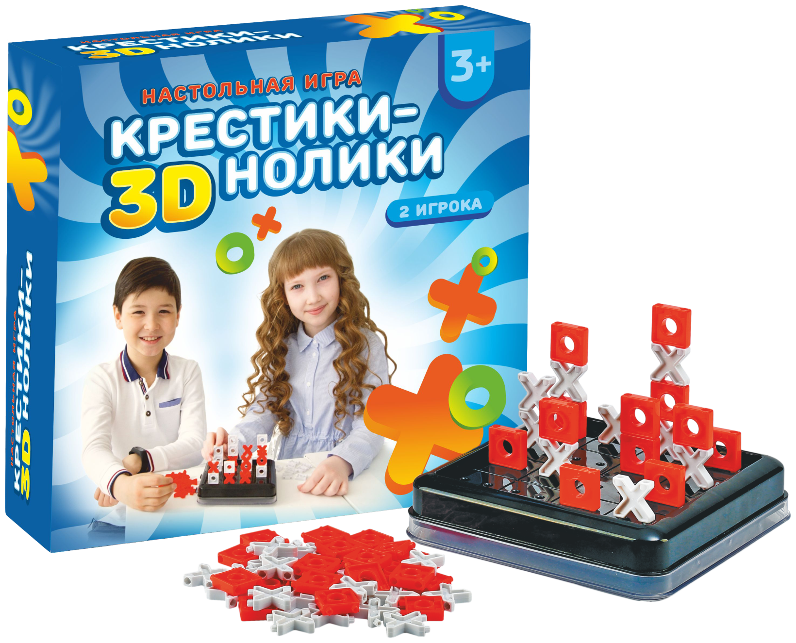 Настольная игра "Крестики-Нолики 3D"