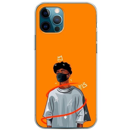 фото Силиконовый чехол "в маске 1" на apple iphone 12 pro / айфон 12 про case place